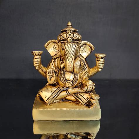 Brass Vinayagar Hindu Devotional Store