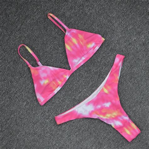 Bikini Bademode Frauen Micro Sexy Leopard Sommer Strand Badeanzug Darilo24