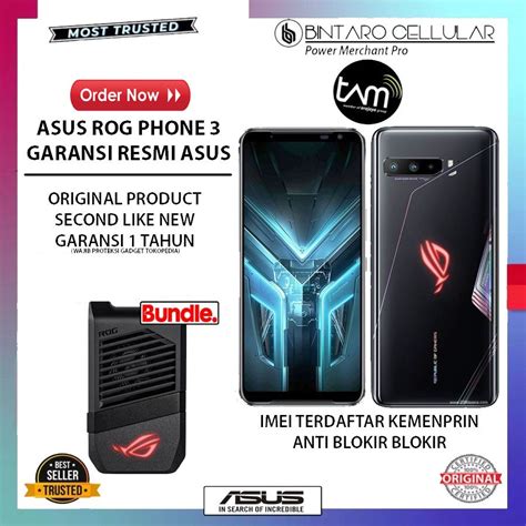 Jual Asus Rog Phone 3 2 5g 8gb 128gb 12gb 256gb Garansi Resmi Tam 8gb