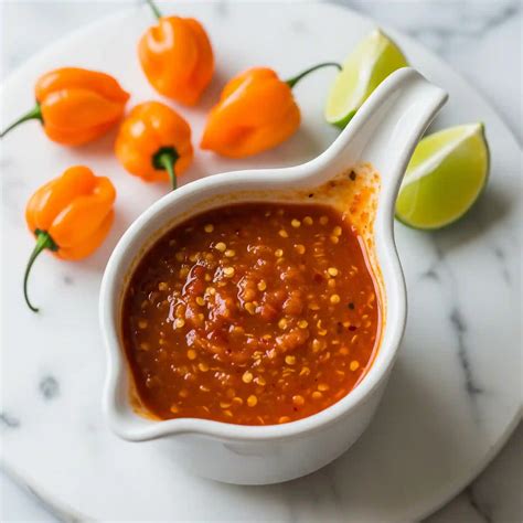 Homemade Habanero Hot Sauce