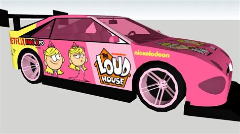 The Loud House Lola Loud Car 3d Model