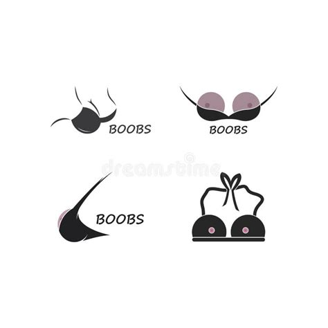 Cute Sex Shop Logo And Badge Design Template Label Adult Store Symbol Icon Boobs Woman S