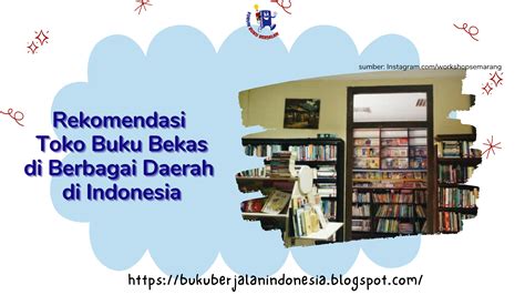 rekomendasi toko buku bekas  berkualitas buku berjalan indonesia