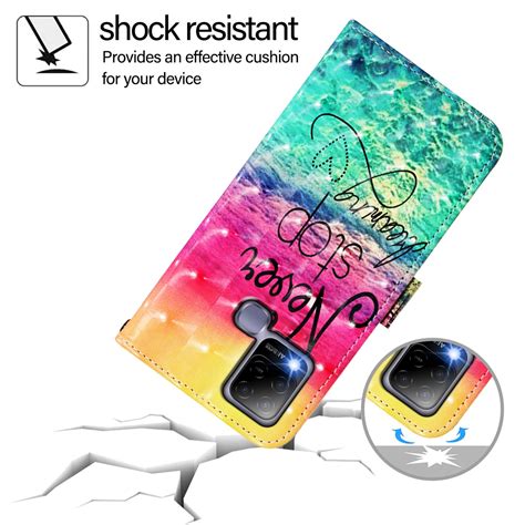 For Infinix Hot T S D Painting Horizontal Flip Leather Phone Case Chasing Dreams