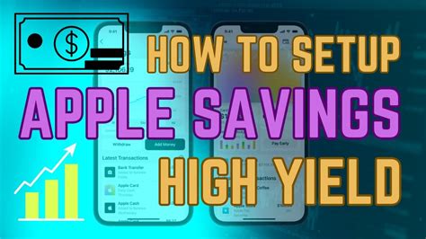 How To Setup An Apple Savings Account On Your Iphone High Yield