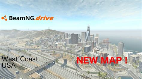 NEW MAP ! West Coast USA | Update 0.11 | BeamNG.drive - YouTube