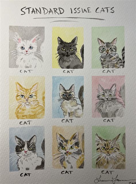 I painted a helpful guide for people who want to know what breed their