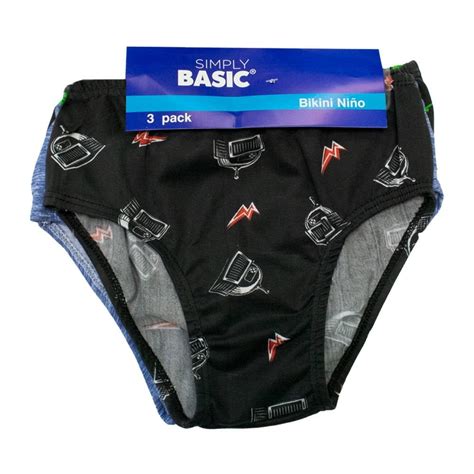 Bikini Simply Basic Talla 4 con Elástico Multicolor 3 Piezas Bodega Aurrera Despensa a tu Casa
