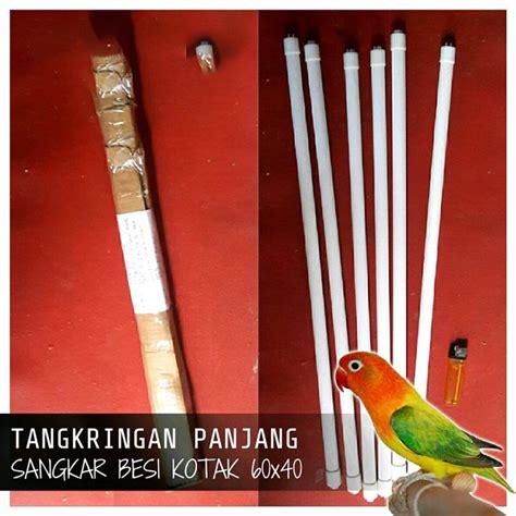 Jual TANGKRINGAN PLASTIK KANDANG UMBARAN BURUNG LOVEBIRD 1 PCS UNTUK