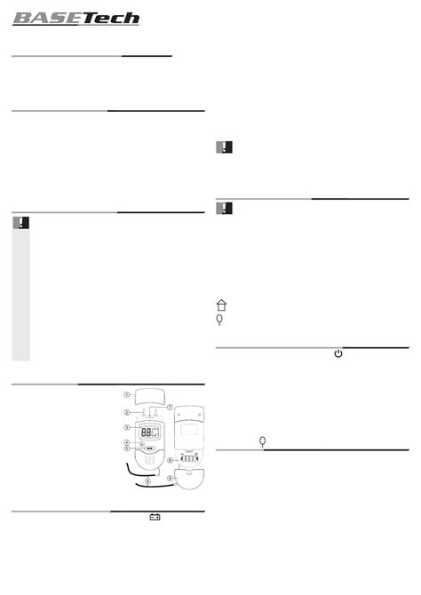 BaseTech BT-400 handleiding (Nederlands - 8 pagina's)