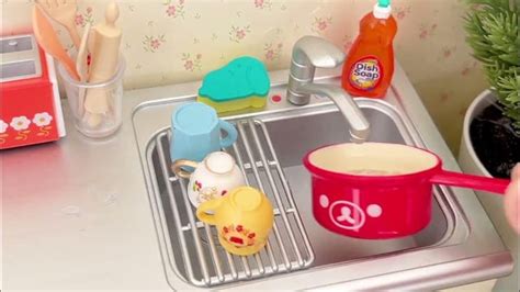 Best of Miniature Cooking Compilation 💛 Mini kitchen set 💛 Re-ment ...
