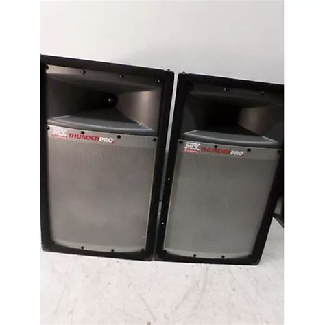 Used Mtx Audio Thunder Pro Tp1200 Pair Unpowered Speaker Guitar Center