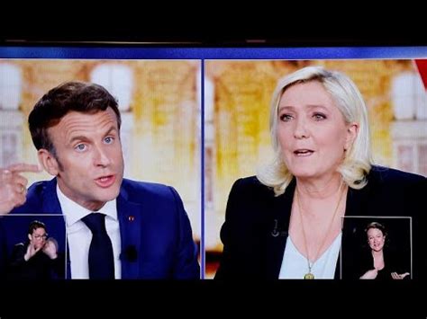 French Election Macron And Le Pen Clash On Russia Europe Climate And