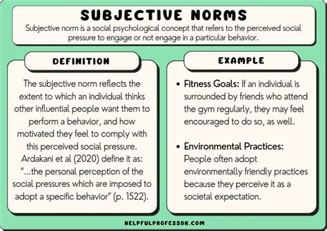 Subjective Norms Definition And Examples