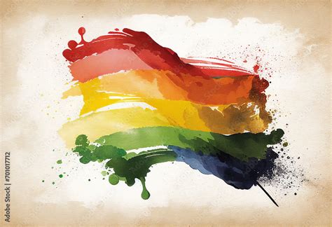 Abstract Background Colours Of The Pride Flag The Rainbow Symbol Of Homosexual Gay Lesbian