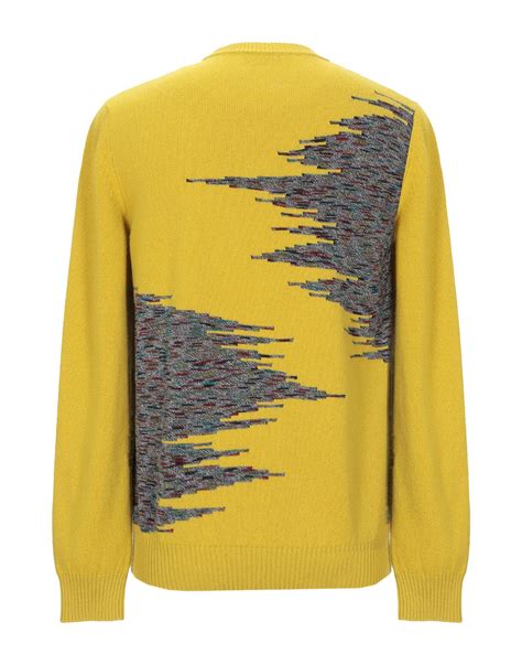 Missoni Wool Sweater In Yellow For Men Lyst