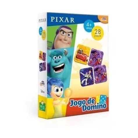 Jogo De Dominó Pixar Toyster 8056 MercadoLivre