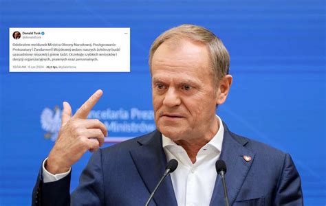 Do tej pory nic nie wiedział Tusk zabrał głos ws żołnierzy