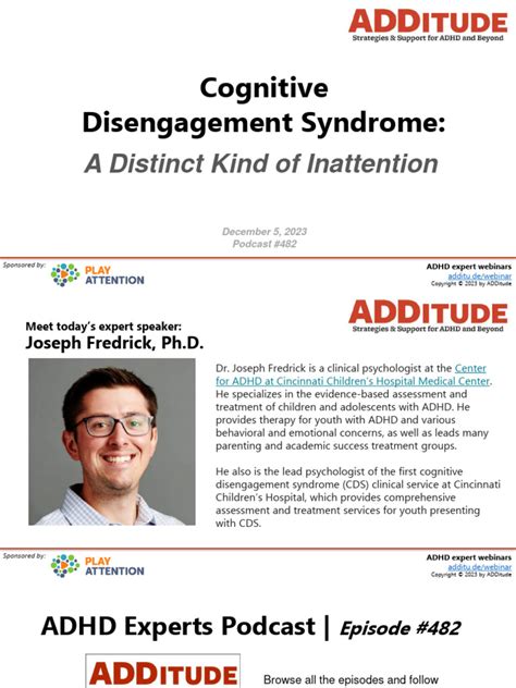 Cognitive Disengagement Syndrome Download Free Pdf Attention