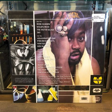 Ghostface Killah Ironman Vinyl Record Boardwalk Vintage