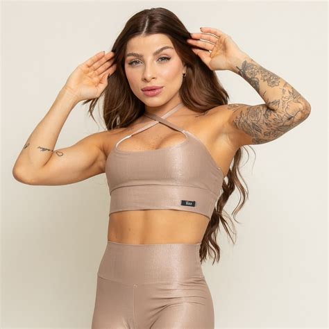 Conjunto Fitness Alta Compress O Nude Top Cal A