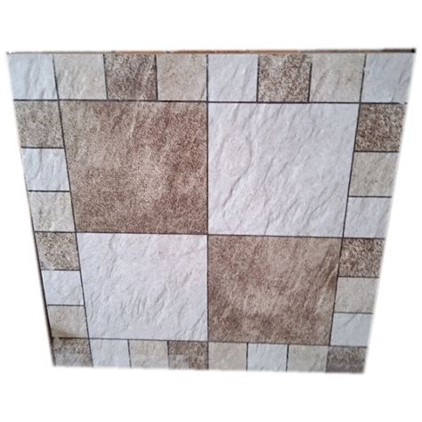 Multicolor Mosaic 8mm Chequered Porcelain Floor Tiles Size 30x30 Cm