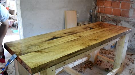 build  solid wood workbench
