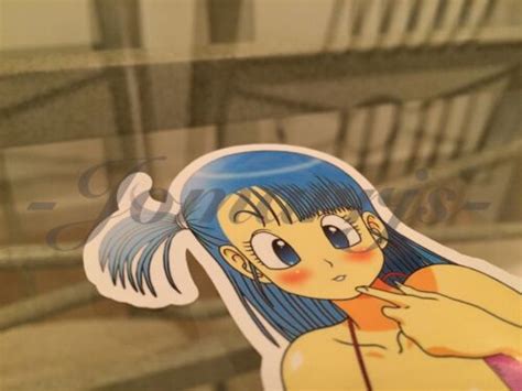 Buy Dragon Ball Z Anime Bulma Bikini Sun Fun Sticker Decal Vinyl Comic DBZ Online At Lowest