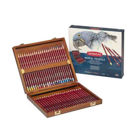 Coffret En Bois Crayons Pastel Derwent Le G Ant Des Beaux Arts