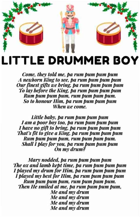 Collection Of Christmas Carol Song Lyrics Printables