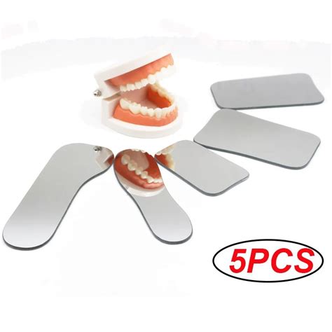 Pcs Set Dental Mirror Intraoral Occlusal Sided Photographic Glass