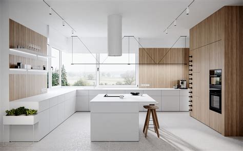 L Shaped Modern Kitchen With Island | Wow Blog