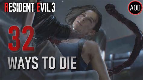 Resident Evil 3 - All Deaths & Death Scenes - All Enemies - 32 Brutal ...