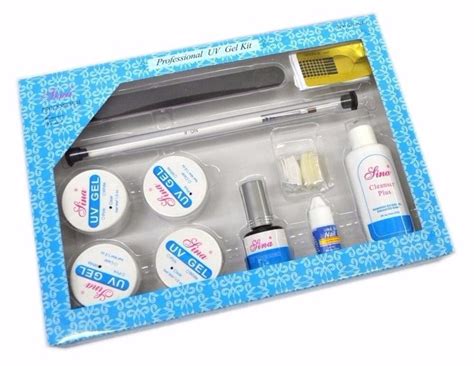 Lina Professional UV Gel Kit - with UV Gel and UV Topcoat | Uv gel, Gel ...