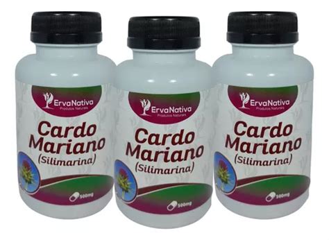 Kit Cardo Mariano Silimarina Capsulas Mg Puro Sabor