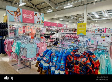 Displays Of Girls Clothes In A Matalan Store In Dumfries Scotland