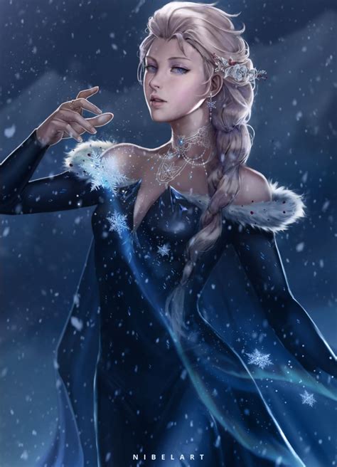 Elsa The Snow Queen Frozen Image By Nibelart Zerochan