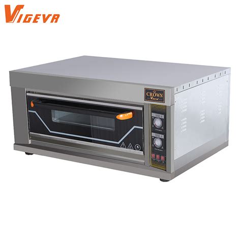 Commercial Baking Equipment 1 Deck 2 Trays Electric Deck Oven China