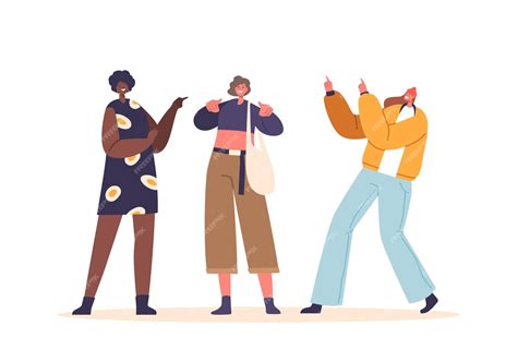 Premium Vector | Young people characters communicate using expressive ...