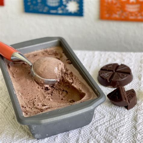 Mexican Hot Chocolate Ice Cream Filled Pan De Muerto