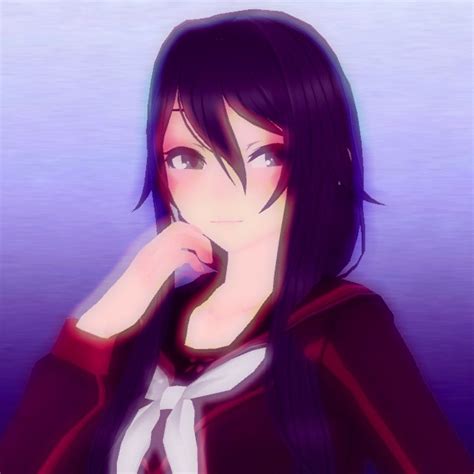 Ryoba Aishi 💌💜 En 2022 Yandere Simulator Yandere Fotos De Perfil