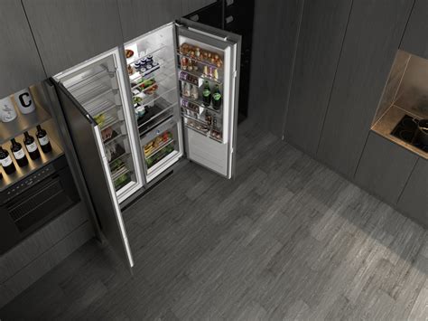 Whole Kitchen Decoration Compact Built in Refrigerator Luxury Built-in ...