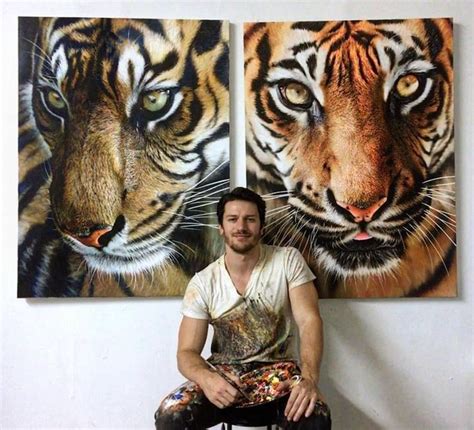 Tiger Paintings Nick Sider In 2024 Tiger Painting Tiger Art Lion Art