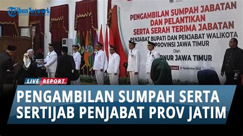 Pengambilan Sumpah Jabatan Dan Pelantikan Serta Sertijab Penjabat Prov