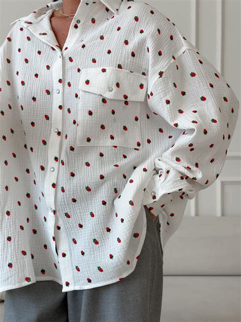 Рубаха Свободная купить в интернет-магазине женской одежды «Mabag.eco»