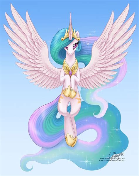 Princess Celestia Raising The Sun By Laurenmagpie On Deviantart My