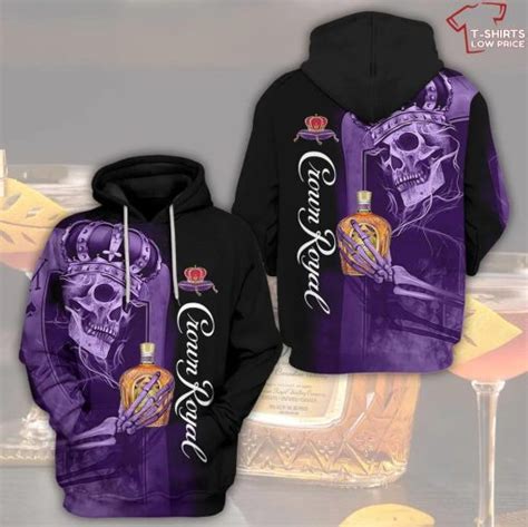 Crown Royal Skull Pullover Hoodie