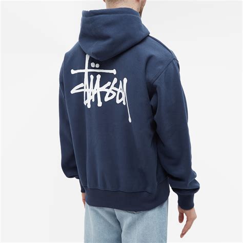 Stussy Basic Stussy Hoody Navy | END. (KR)