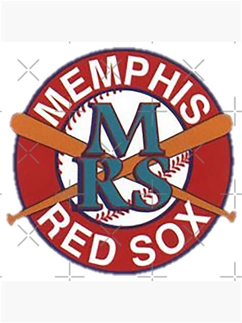 Memphis Red Sox Logo Poster For Sale By Wtp1985 Redbubble