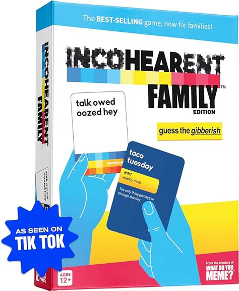 amazoncom incohearent family edition  relatable  guess